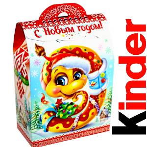 Детский подарок на Новый Год в жестяной упаковке весом 430 грамм по цене 1657 руб в Перевозе